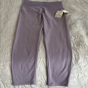 Balance Collection Purple Leggings Comfortable Knit Bottoms